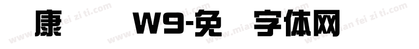 华康综艺 W9字体转换